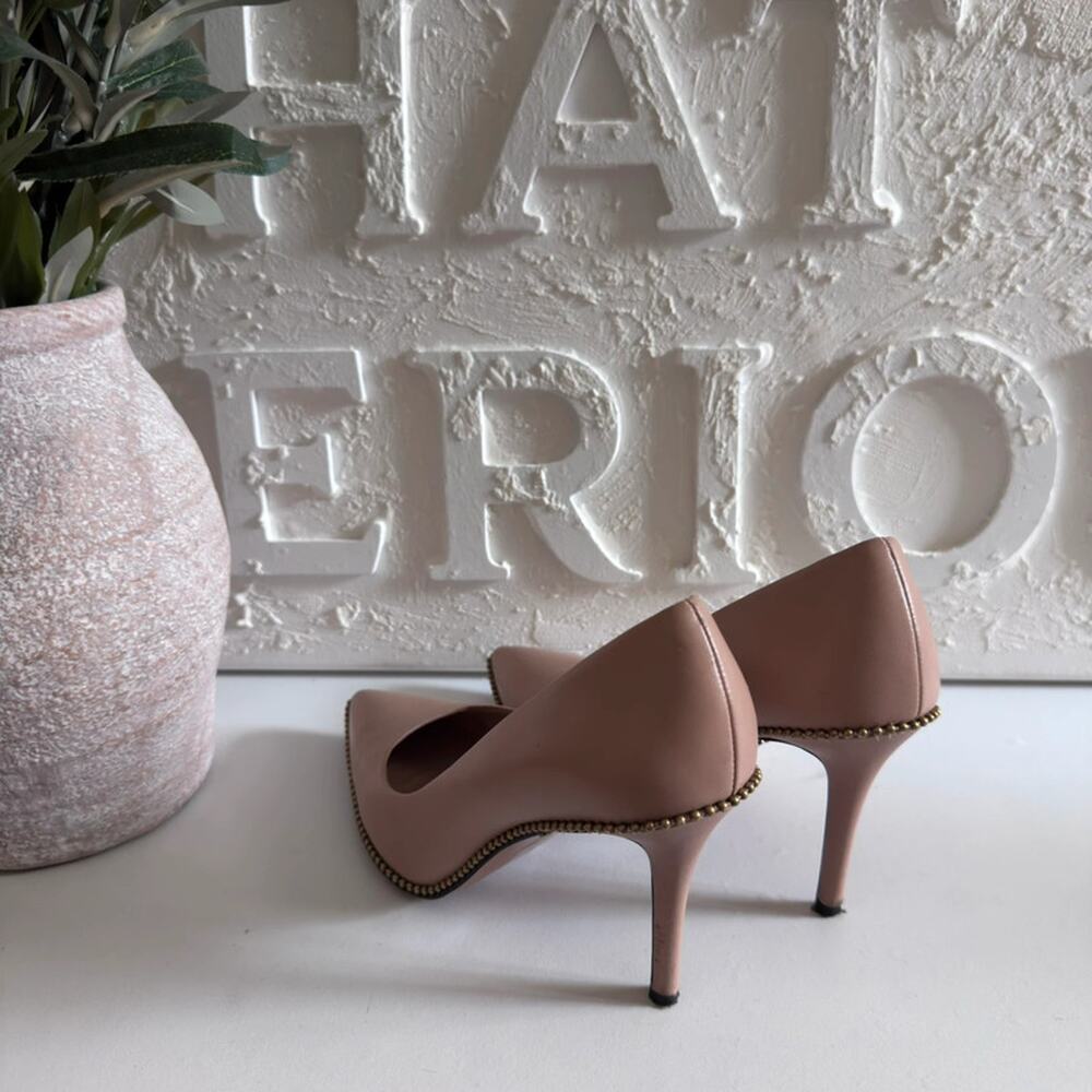 Coach Women's Waverly Leather Pump High Heel Shoes - Picture 7 of 15